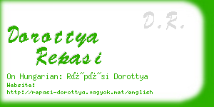 dorottya repasi business card